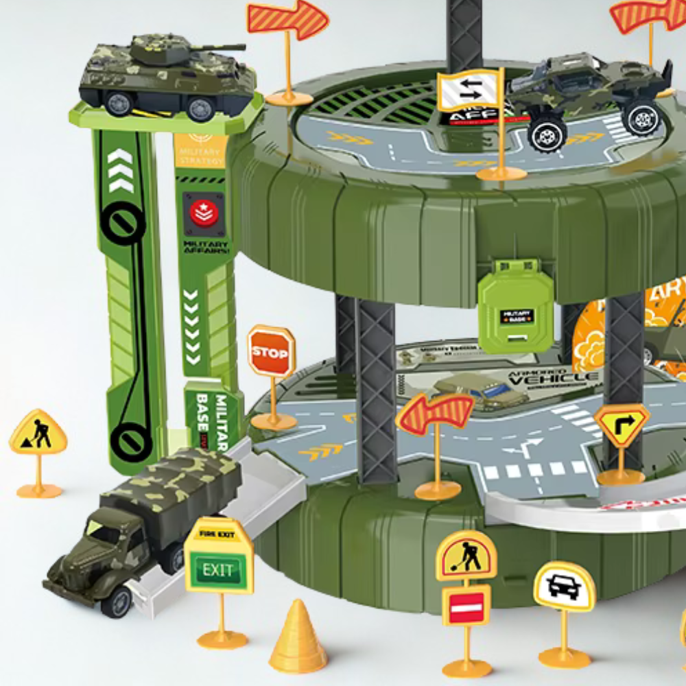 Toy Car Playset Garage Educational Motor Skills Development