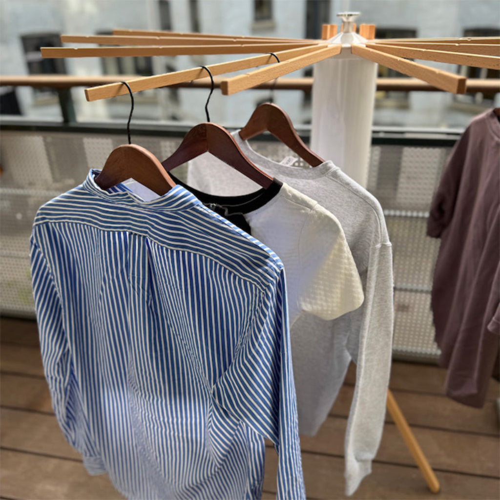 Clothes Drying Rack Smart Shelf Foldable Wall Mount