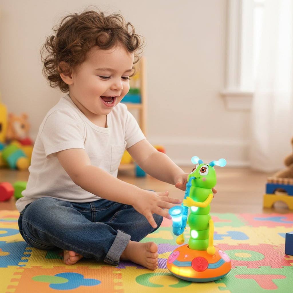 Raupen Spielzeug Interaktiv Musik Lichter - Image 3