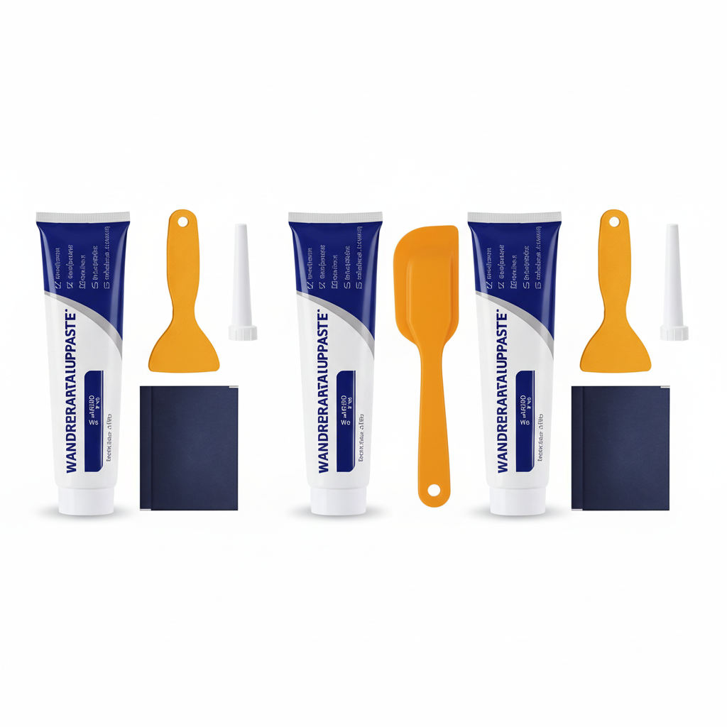 Pâte de réparation murale, enduit de rebouchage, mastic pour fissures, kit de réparation murale