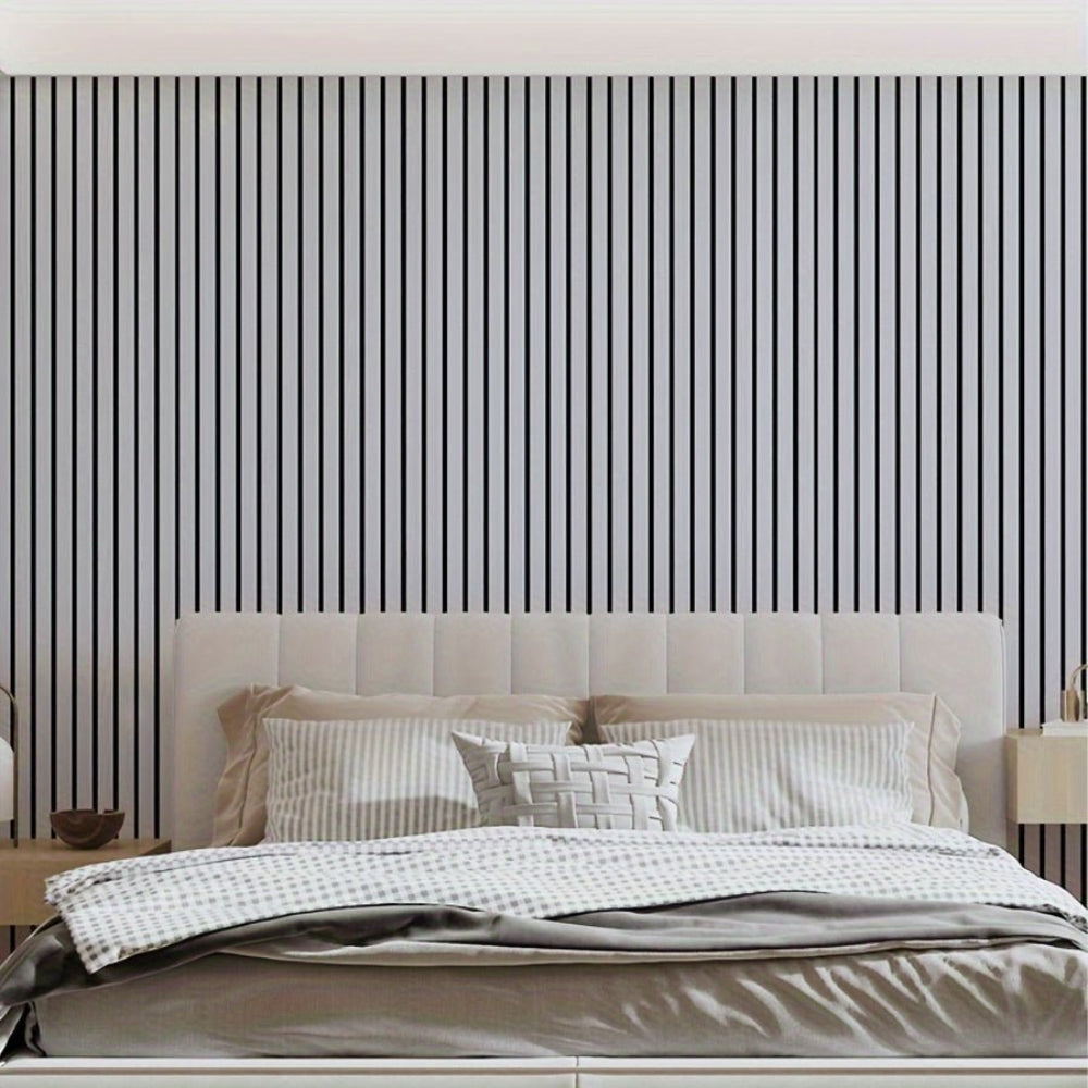 Self-adhesive 3D wall panels wood look decorative PVC wall cladding