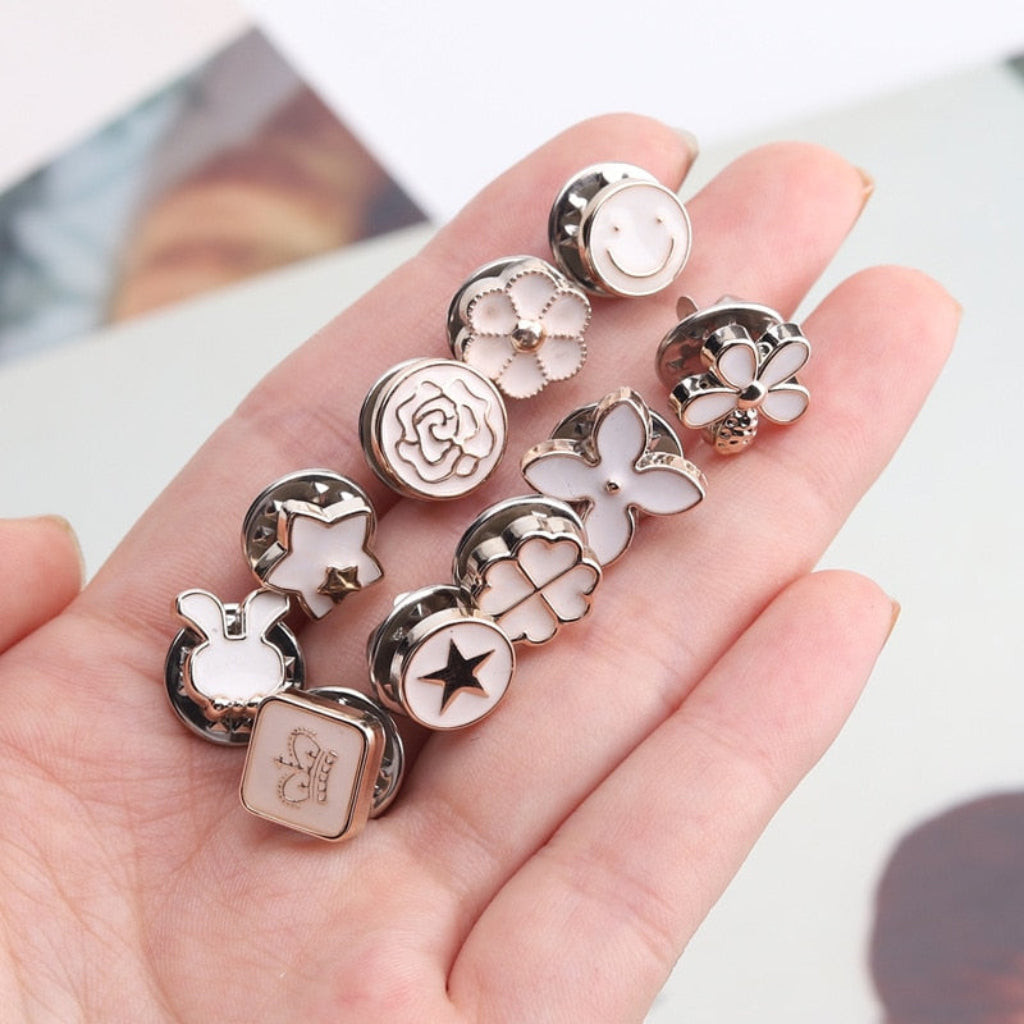 Metal Snap Buttons Set Clothing Fastener