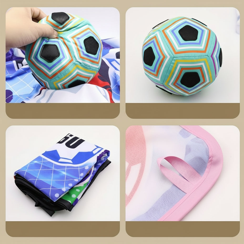 Soccer Goal World Cup Set Mini Game Garden Training