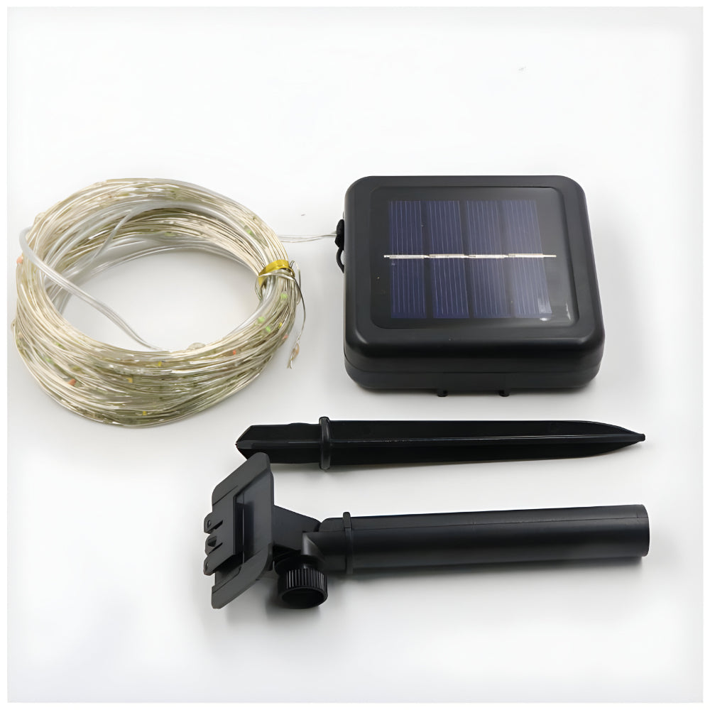 Solar LED Außen Lichterkette Wasserdicht