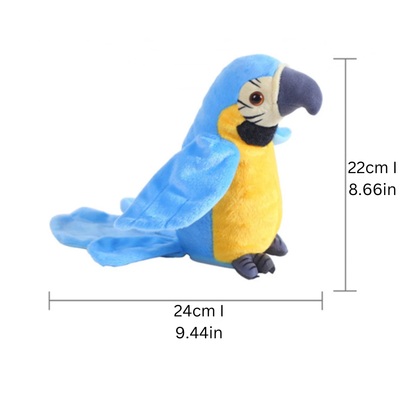Plush Parrot Interactive Toy for Children