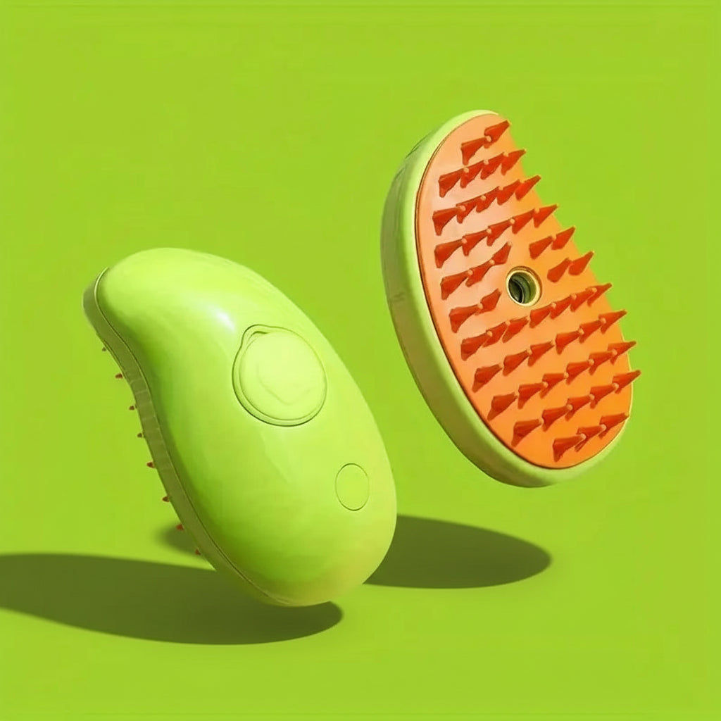 Brosse Vapeur pour Chiens Brosse de Soin du Pelage Brosse de Soin des Poils de Chien