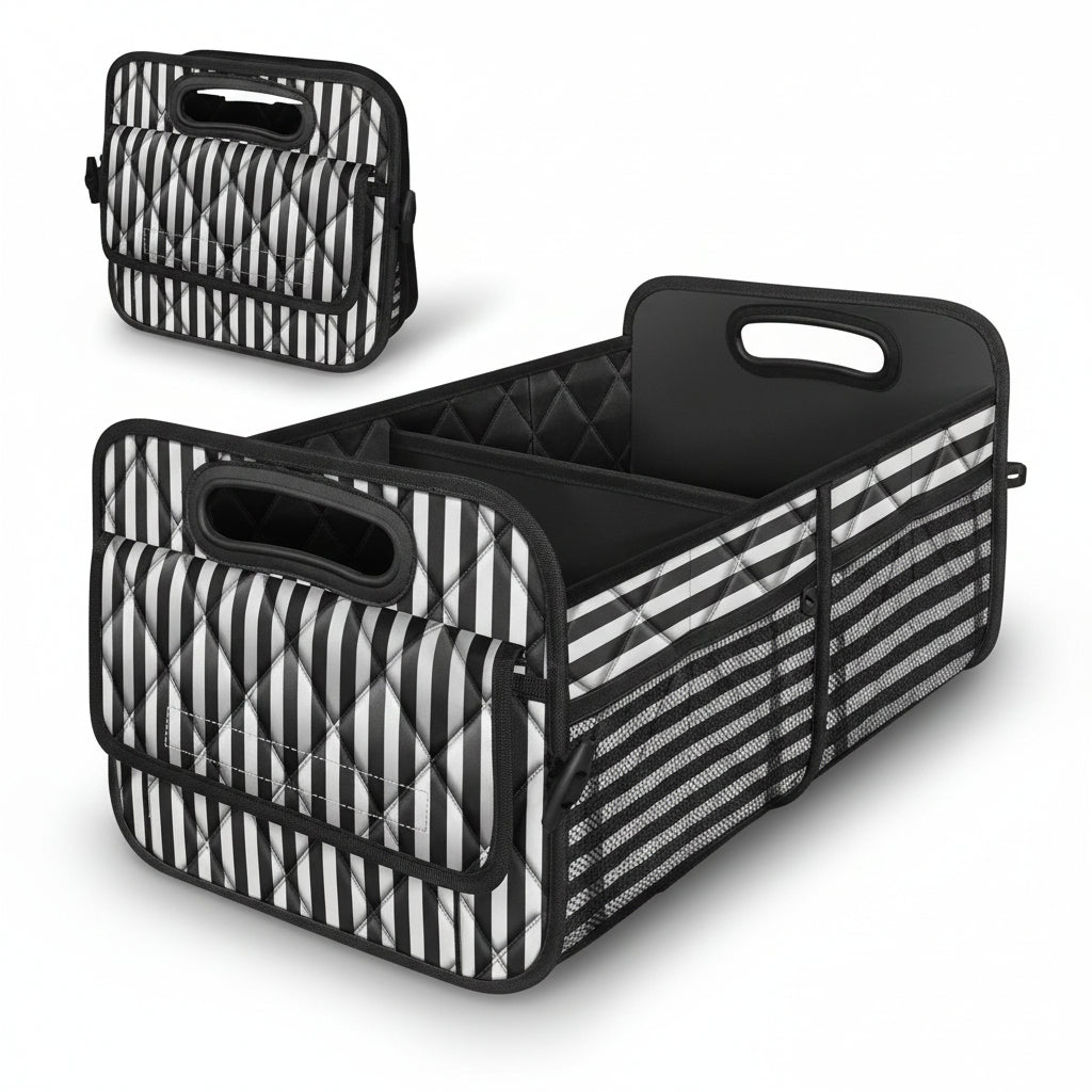 Trunk Organizer Foldable Waterproof Car Storage Box