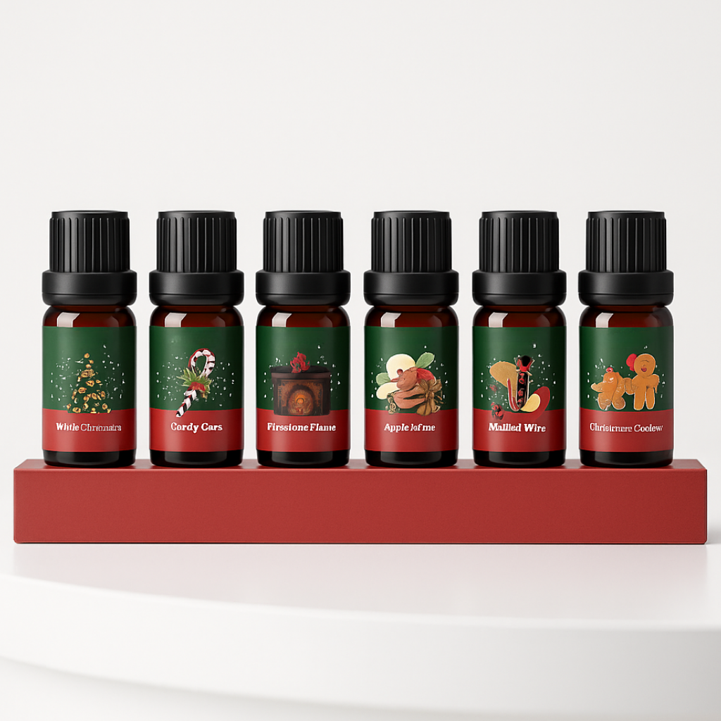 Ätherische Öle Set Geschenk Weihnachten Aromatherapie Duftöle