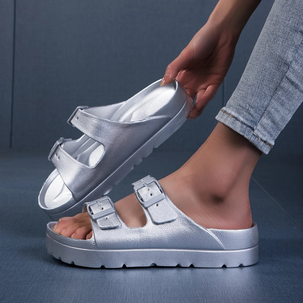 Womens Slippers Thick Sole Supportive