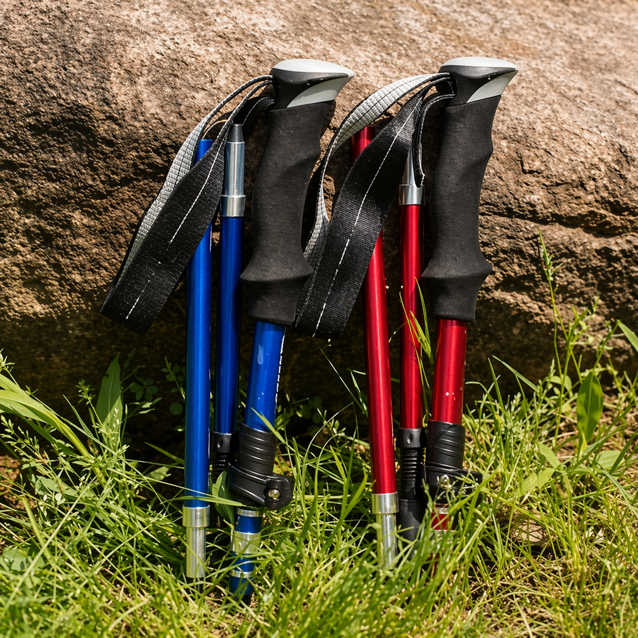 Light Adjustable Trekking Poles Outdoor Adventure