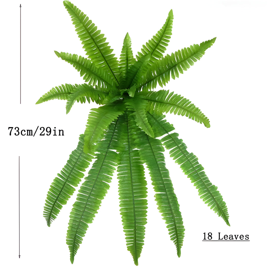 Artificial Plant Green Hanging Fern UV Resistant