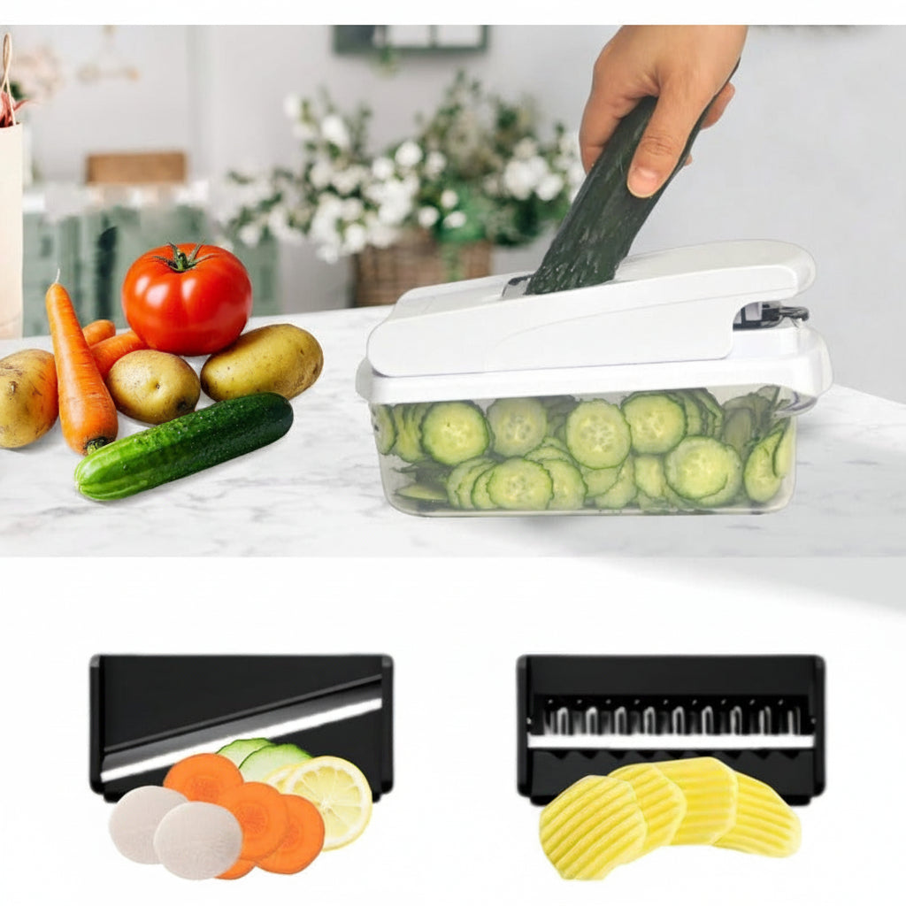 Chopper Glass Container Vegetables Practical Storage Solution