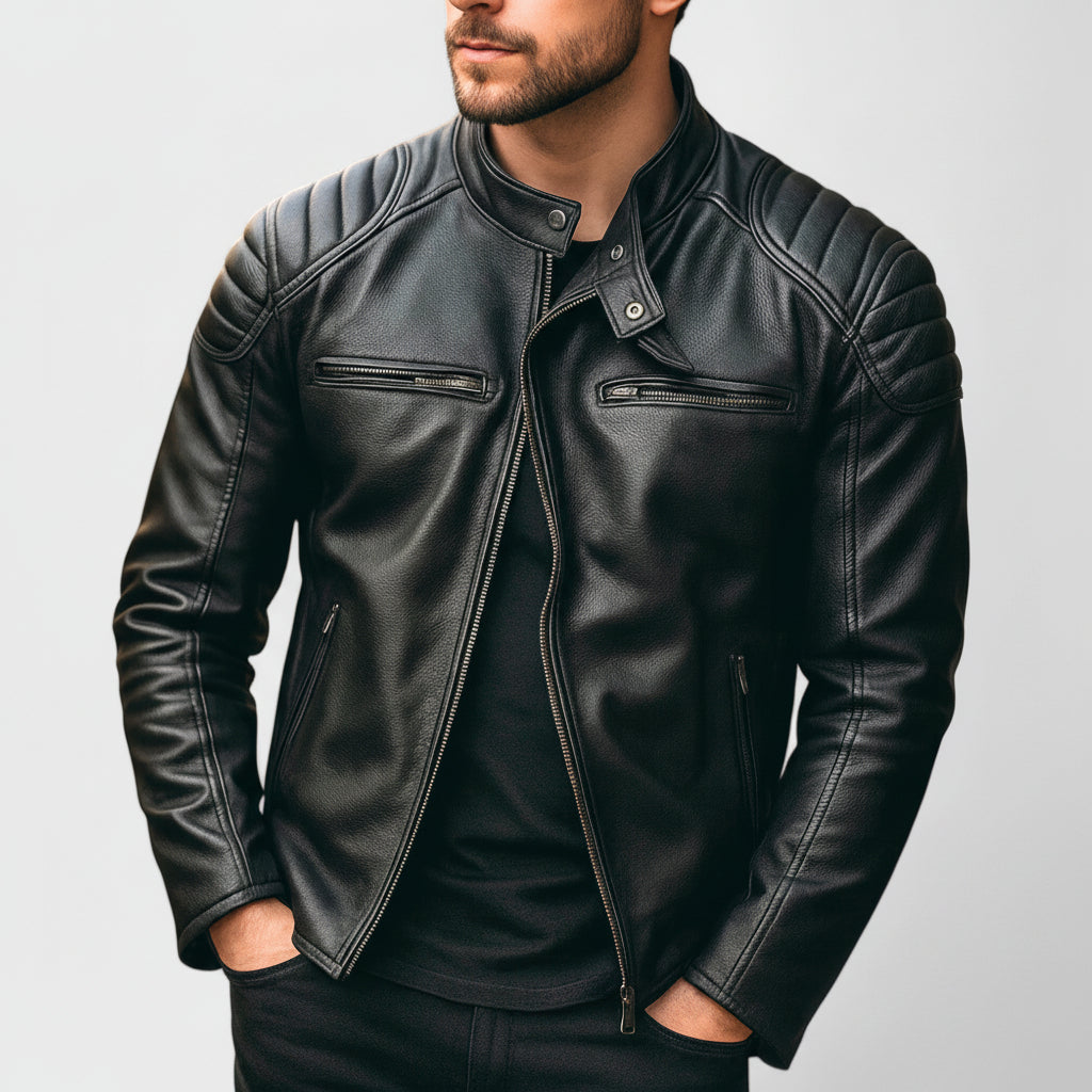 Troels™ | Veste en cuir vintage pour homme - Image 5