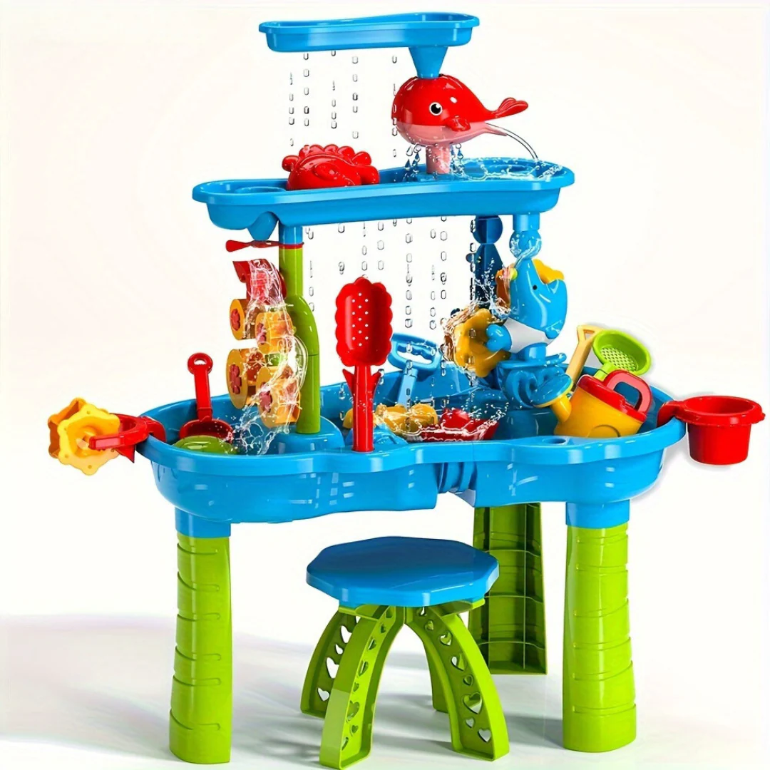 Wasser Spieltisch Sand Spieltisch Wasserspiel Mit Sandbecken - Image 2