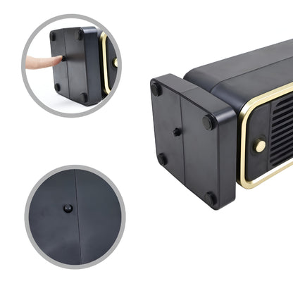 Ceramic Fan Heater 500W Compact Quiet Energy Efficient Portable