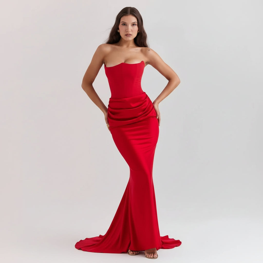 Korsett Kleid Besondere Anlässe Fließendem Design