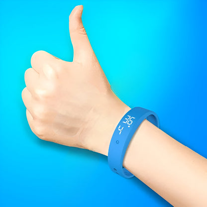 Smartwatch Wasserdicht Silikon Fitness Armbanduhr