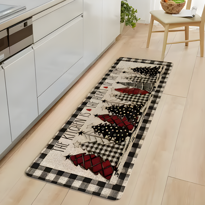 Fußmatte Weihnachtsdeko Innen Rutschfest Polyester