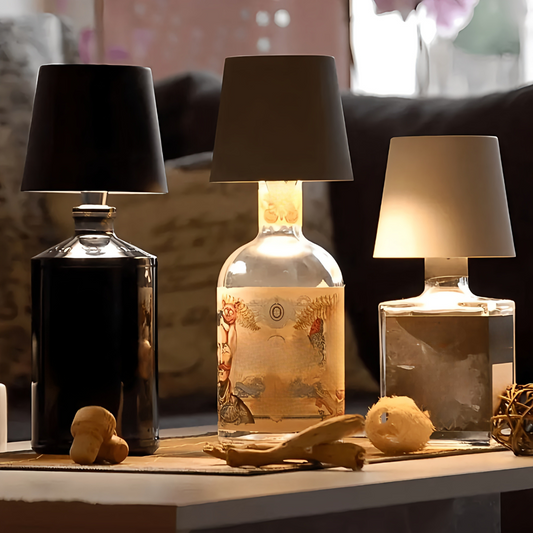 LED Flaschenlampe Kabellos Dimmbar Modern