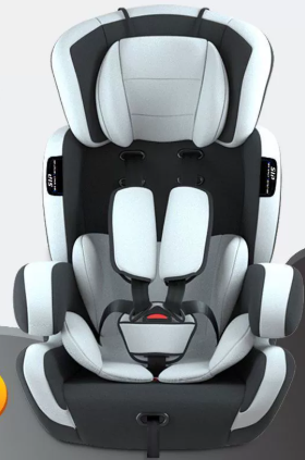 Auto Kindersitz verstellbar Reha mit 5-Punkt-Gurt Schwarz