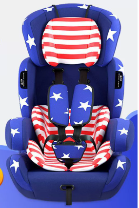 Auto Kindersitz verstellbar Reha mit 5-Punkt-Gurt Schwarz