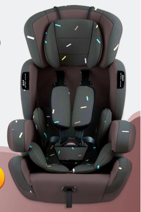 Auto Kindersitz verstellbar Reha mit 5-Punkt-Gurt Schwarz