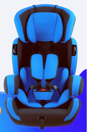 Auto Kindersitz verstellbar Reha mit 5-Punkt-Gurt Schwarz