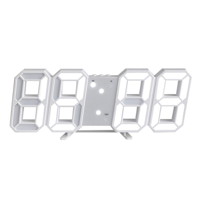 LED Digitale Wanduhr Modernes 3D Design