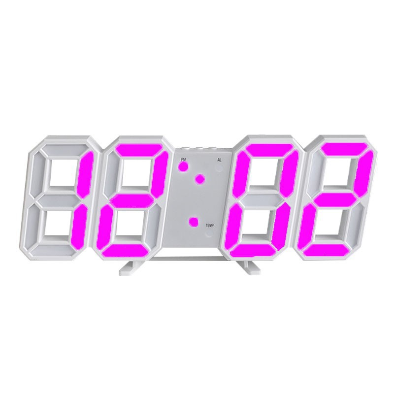 LED Digitale Wanduhr Modernes 3D Design