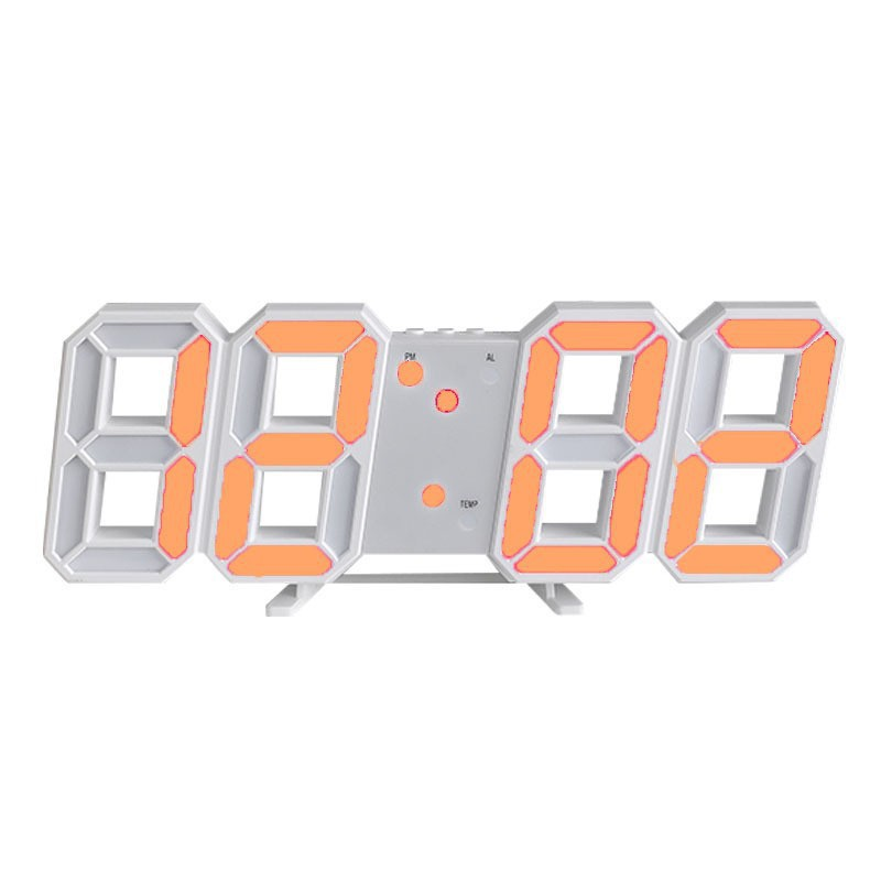 LED Digitale Wanduhr Modernes 3D Design