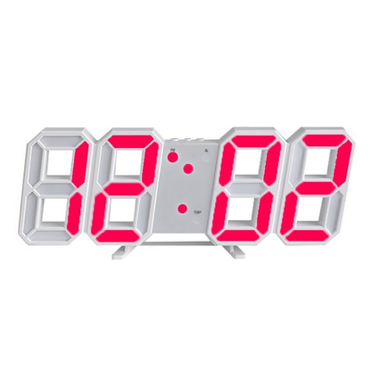 LED Digitale Wanduhr Modernes 3D Design