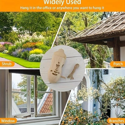 Vogelhaus Holz Hängend Modernes Design