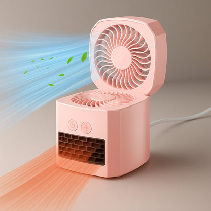 Mini Heizlüfter Ventilator Tragbar Schnellheizend Energieeffizient
