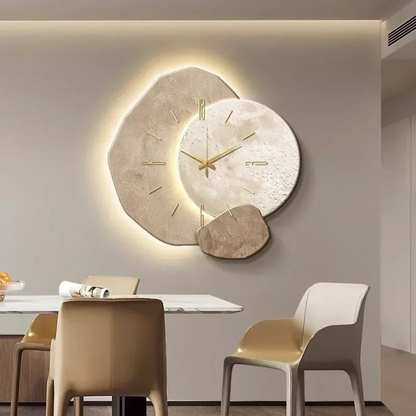 Wanduhr LED Beleuchtung Modern Kunstharz Design