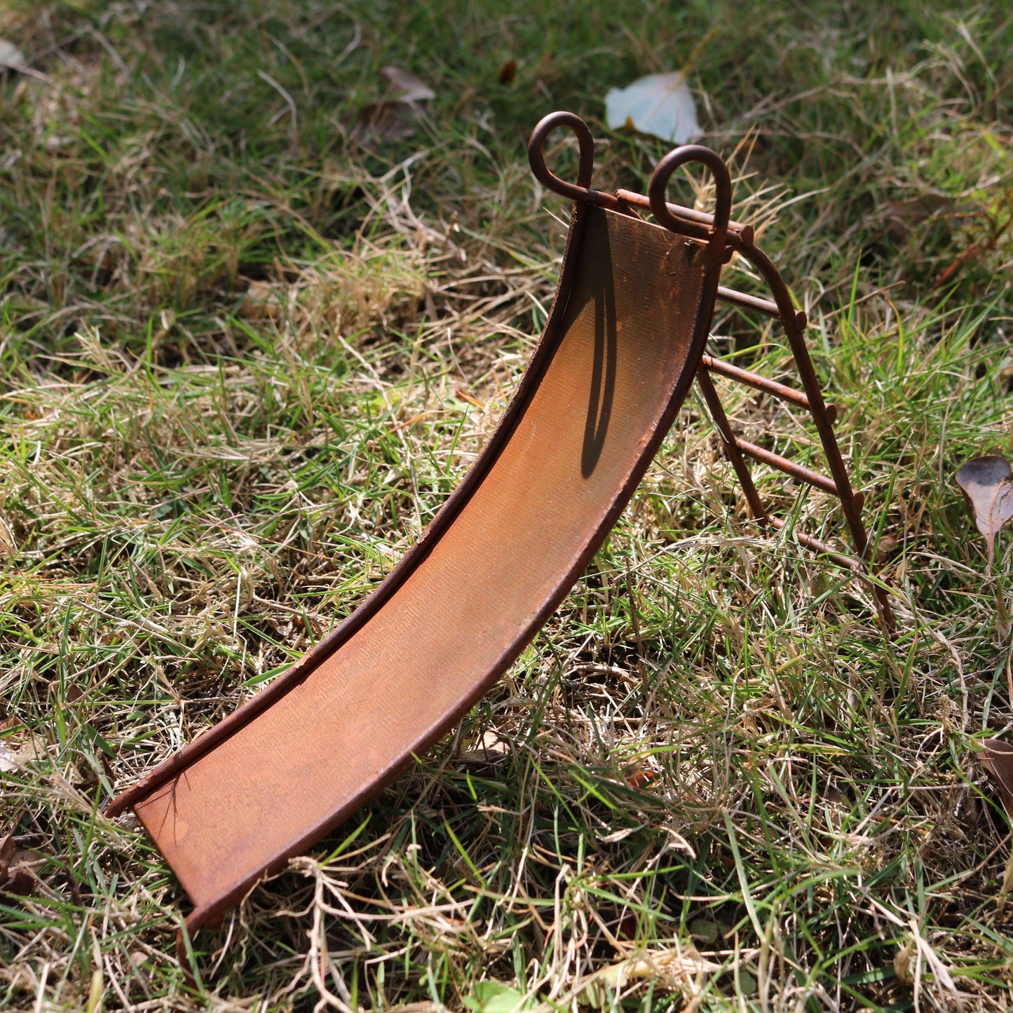 Rustikales Eisen Vogelhaus Miniatur Gartendeko