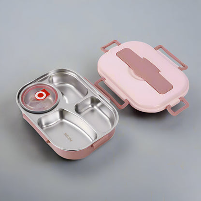 Edelstahl Lunchbox Auslaufsicher Mehrfachfächer