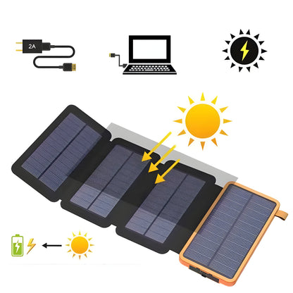 Solar Powerbank Outdoor Schnellladegerät 25000mAh