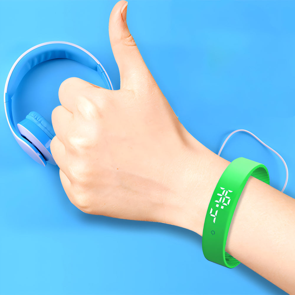 Smartwatch Wasserdicht Silikon Fitness Armbanduhr