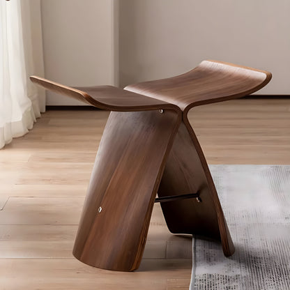 Tabouret en bois minimaliste design scandinave japonais