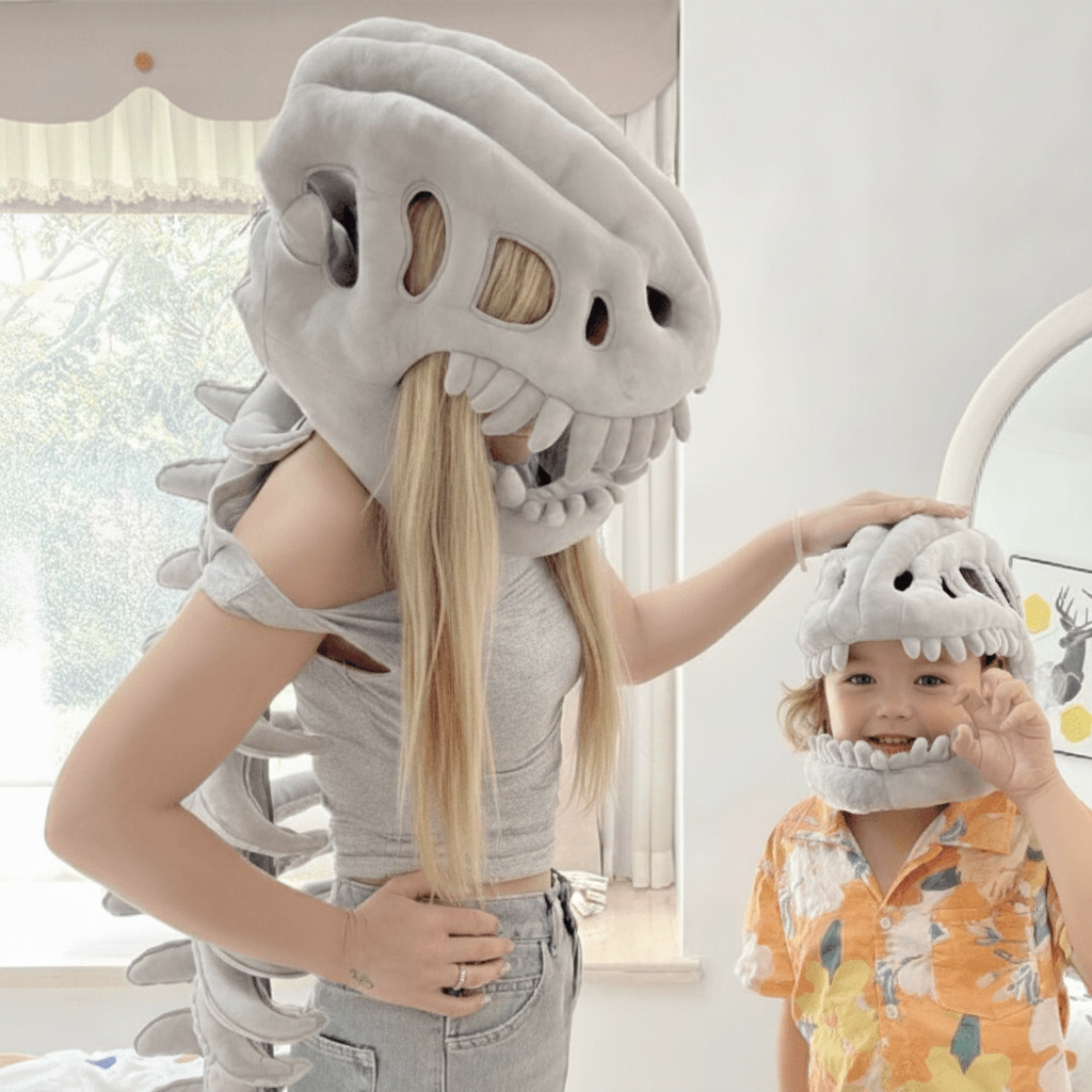 Costumi di Halloween per bambini Scheletro di dinosauro in peluche