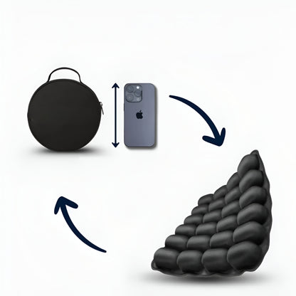 Travel Inflatable Seat Cushion Ergonomic Air Pad Comfort