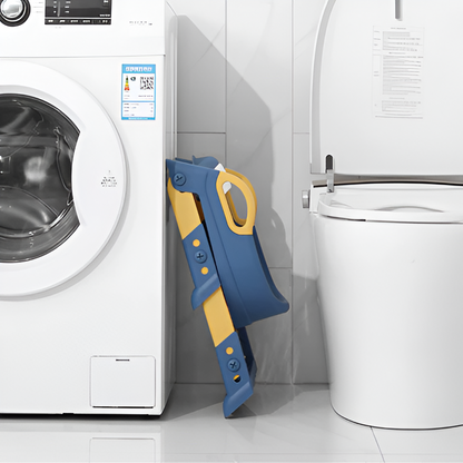 Children's toilet seat with ladder plastic