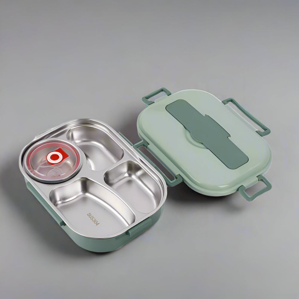 Edelstahl Lunchbox Auslaufsicher Mehrfachfächer