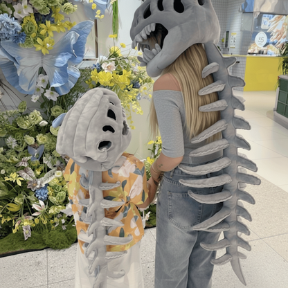 Costumi di Halloween per bambini Scheletro di dinosauro in peluche