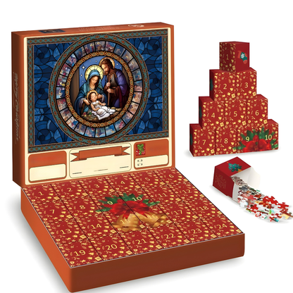 Advent Calendar Weihnachts Puzzle Set Familien Adventskalender
