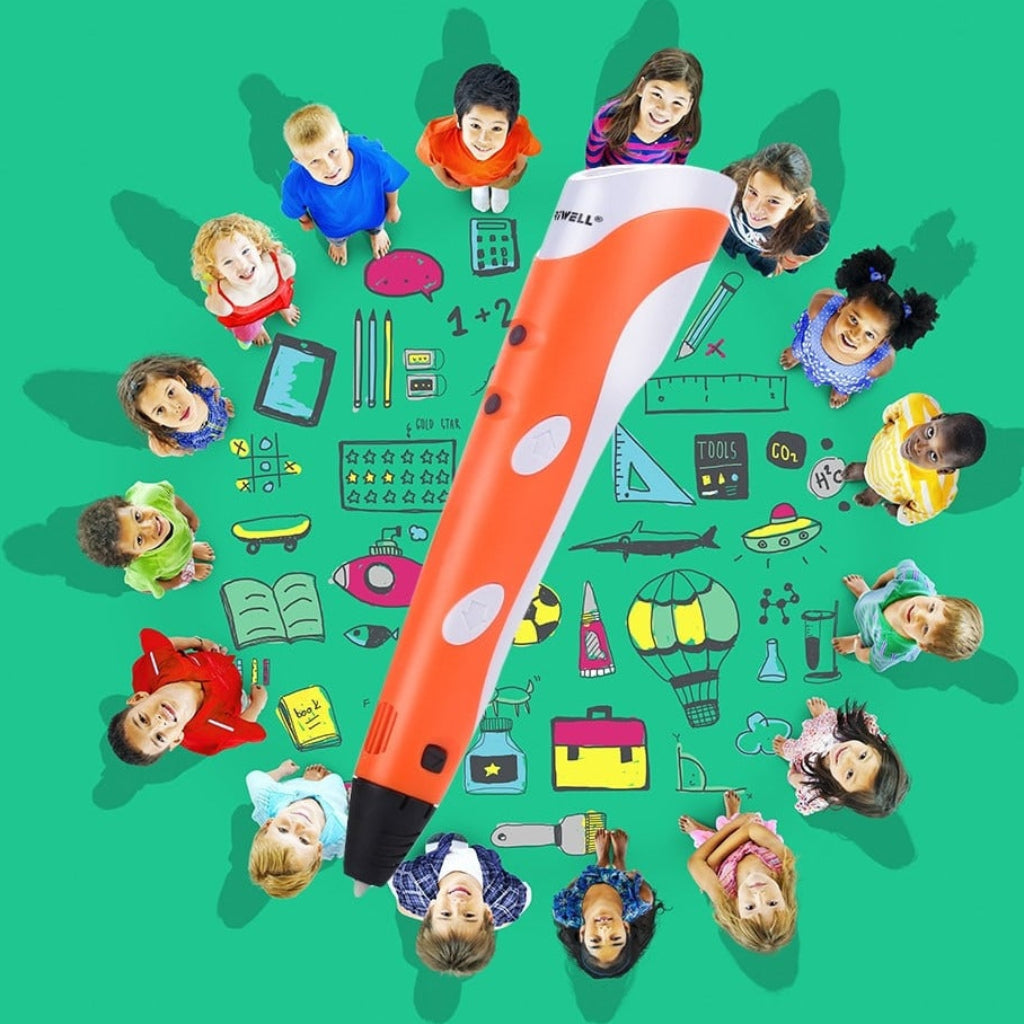 3D Stift Kreativset Bastelwerkzeug Kinder Erwachsene - Image 2