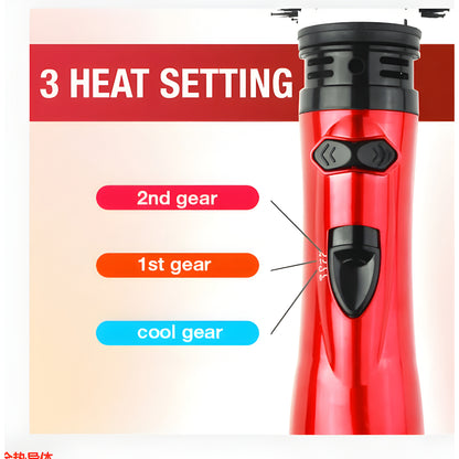 Warmluftbürste Rotierend Keramik Haartrockner