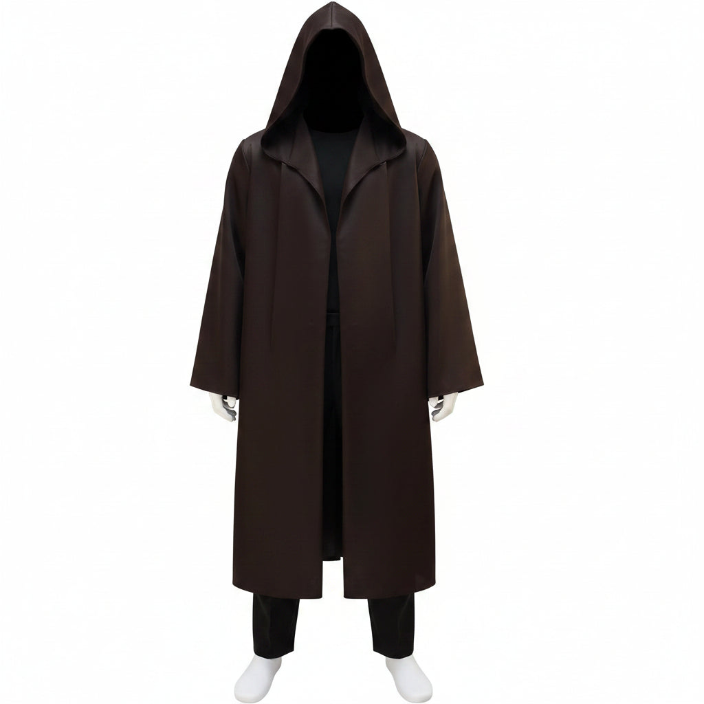 Halloween Kostüme Herren Tunika Kapuzenrobe Komplettset