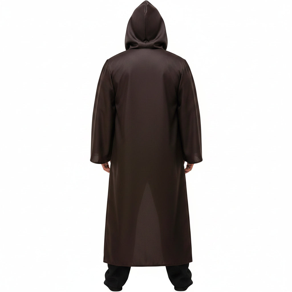 Halloween Kostüme Herren Tunika Kapuzenrobe Komplettset