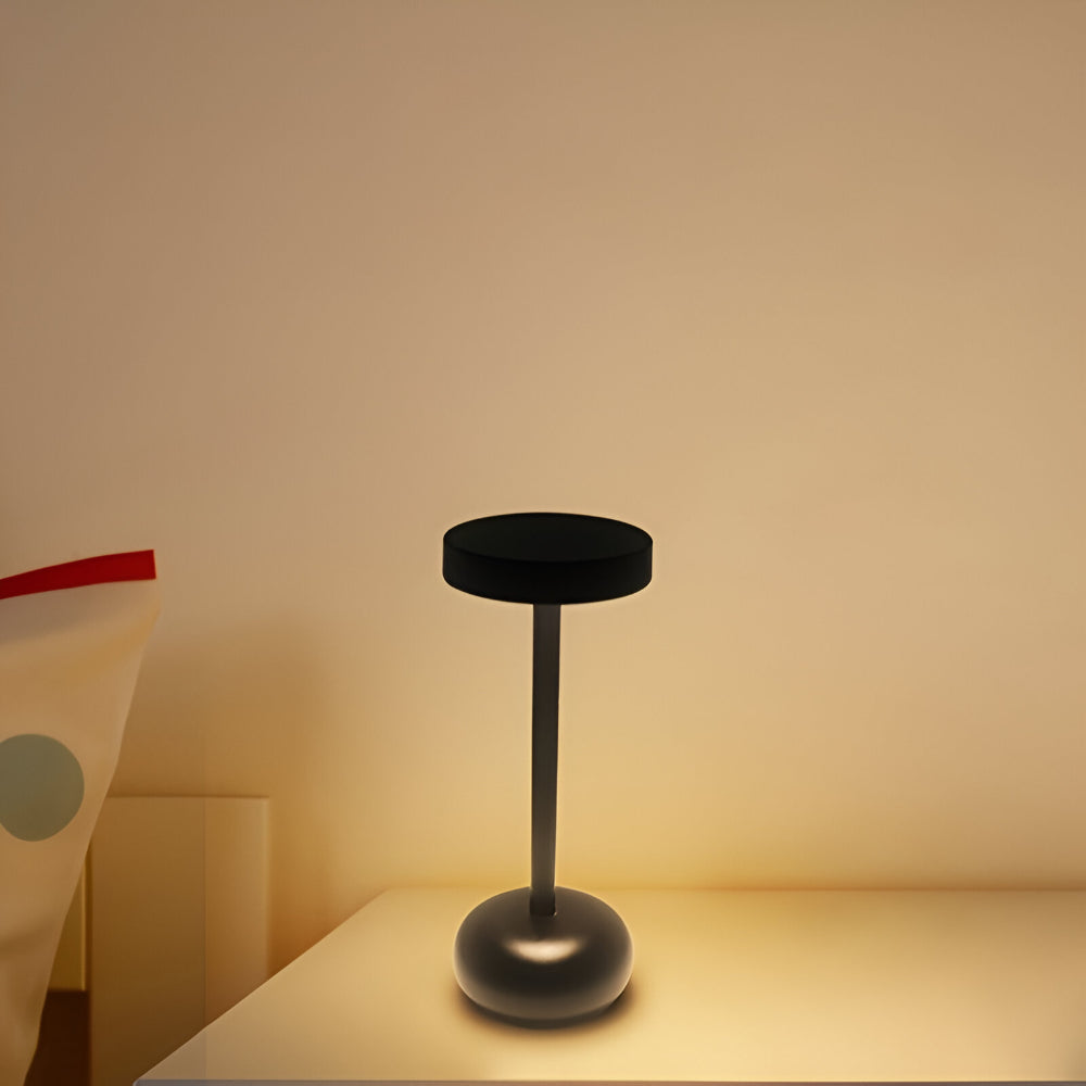 Tischlampe LED Dimmbar USB Wiederaufladbar Modernes Metall Design